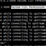 nginx Resolving (13: Permission Denied) Error When Connecting to Upstream: Nginx Troubleshooting
