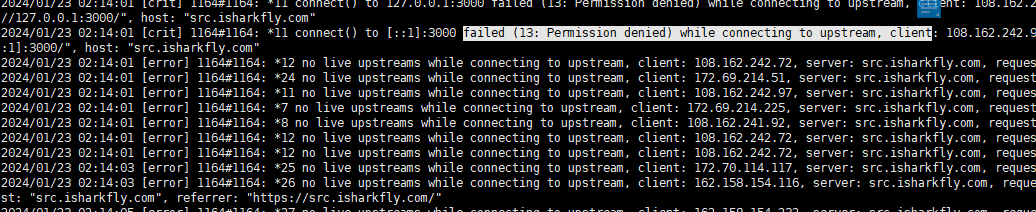 nginx Resolving (13: Permission Denied) Error When Connecting to Upstream: Nginx Troubleshooting