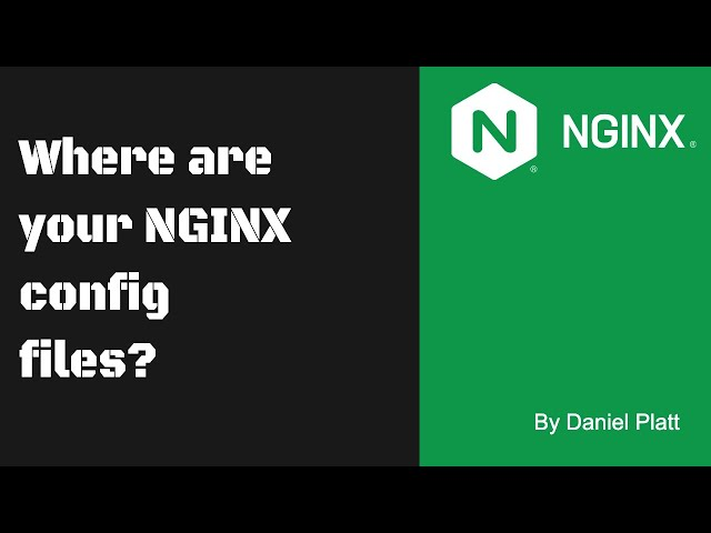 find nginx config with pid